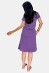 Sweetmoon Long T Shirt Nightdress - Purple — thumbnail 2